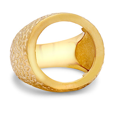 Ring - 9ct Yellow Heavy Weight Round Full Sov Ring Mount - by Hearts Forever Jewellers