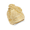 Ring - 9ct Yellow Saddle Ring - by Hearts Forever Jewellers