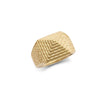 Ring - 9ct Yellow Gold Pyramid Ring - by Hearts Forever Jewellers