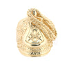 Ring - 9ct Yellow Gold Saddle Ring - by Hearts Forever Jewellers
