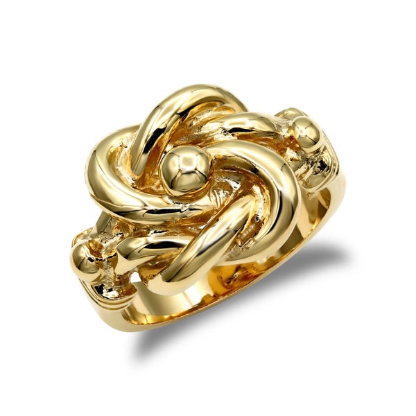 Ring - 9ct Yellow Gold Knot Ring - by Hearts Forever Jewellers