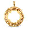 Necklace - 9ct Yellow Gold Full Sovereign Pendant - by Hearts Forever Jewellers