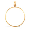 Necklace - 9ct Yellow Gold Full Sovereign Pendant - by Hearts Forever Jewellers