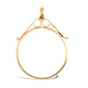 Necklace - 9ct Yellow Gold Full Sovereign Pendant - by Hearts Forever Jewellers