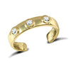 Cubic Zirconia Ring - 9ct Yellow Gold Cubic Zirconia Toe Ring - by Hearts Forever Jewellers