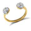 Cubic Zirconia Ring - 9ct Yellow Gold Cubic Zirconia Toe Ring - by Hearts Forever Jewellers