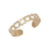 Ring - 9ct Yellow Gold Hearts Toe Ring - by Hearts Forever Jewellers