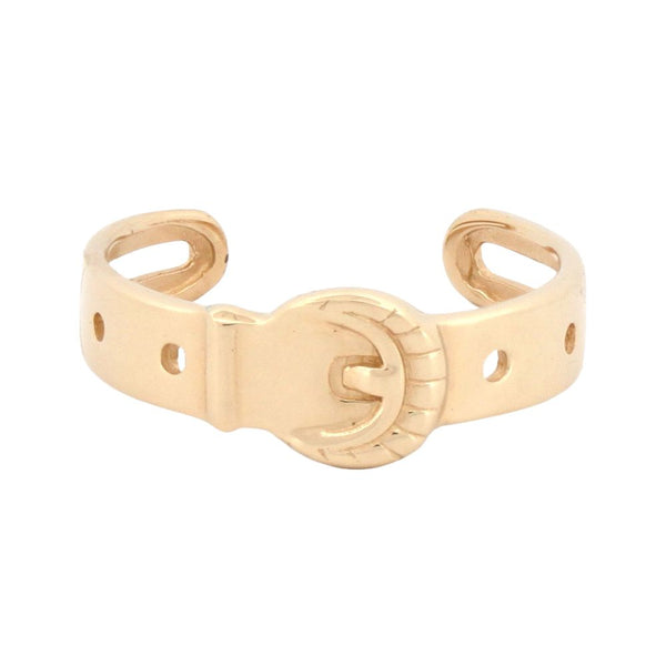 Ring - 9ct Yellow buckle toe ring - by Hearts Forever Jewellers