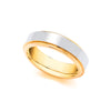 Jewellery - 18ct Yellow and White Fancy 4mm Wedding Band - by Hearts Forever Jewellers