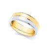 Jewellery - 18ct Yellow and White 5mm Wedding Band - by Hearts Forever Jewellers