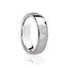 18ct Rose & White Court 5mm Celtic Laser Engraved Wedding Band