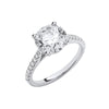 18k Yellow Gold Diamond Ring - 18ct White Gold 2.17ctw LAB GROWN Diamond Ring IGI Certified - by Hearts Forever Jewellers