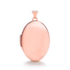 Jewellery - R/G Oval Plain Locket - by Hearts Forever Jewellers