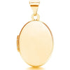 Y/G Oval Shaped Plain Locket