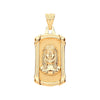 Necklace - Y/G Jesus Dog Tag Pendant - by Hearts Forever Jewellers