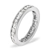 Platinum 1.00ct Ring - Platinum Channel Set Full Eternity Ring Natural Diamond 1.00ct G VS - by Hearts Forever Jewellers