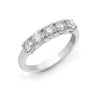 Platinum Round Ring - 950 Platinum 0.25ct Natural Diamond 5 stone Ring - by Hearts Forever Jewellers