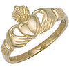 Y/G Baby Claddagh Ring