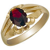 Y/G Garnet Gipsy Ring