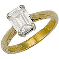 Y/G Fancy Cz Ring