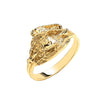 Ring - Y/G Saddle Baby Ring - by Hearts Forever Jewellers