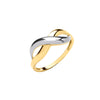 Ring - Y & W/G Infinity Ring - by Hearts Forever Jewellers