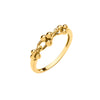 Ring - Y/G Bike Lock Ring - by Hearts Forever Jewellers