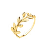 Ring - Y/G Leaf with Olives Ladies Ring - by Hearts Forever Jewellers