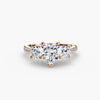 Three-Stone with Pavé Band