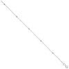 Sterling Silver Necklace - Silver Beads Chain Anklet - by Hearts Forever Jewellers