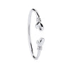 Sterling Silver Bracelet - Silver Boxing Glove Baby Bangle - by Hearts Forever Jewellers
