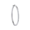 Sterling Silver Cubic Zirconia Bracelet - Silver Channel Set CZs Baby Bangle - by Hearts Forever Jewellers