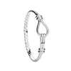 Sterling Silver Bracelet - Silver Hook Baby Bangle - by Hearts Forever Jewellers