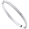 Sterling Silver Bracelet - Silver Tyre Design Ladies Bangle - by Hearts Forever Jewellers