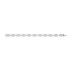 Sterling Silver Cubic Zirconia Bracelet - Silver Interlocked Circles CZ Ladies Bracelet - by Hearts Forever Jewellers