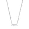 Sterling Silver Necklace - Silver Screw Clasp Paper Clip Necklace/Bracelet - by Hearts Forever Jewellers