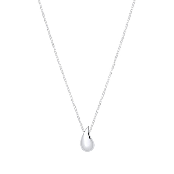 Sterling Silver Jewellery - Silver Teardrop 16" - by Hearts Forever Jewellers