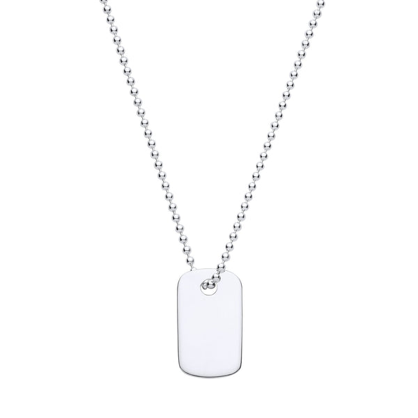 Sterling Silver Jewellery - Silver Dog Tag - by Hearts Forever Jewellers
