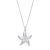 Sterling Silver Necklace - Starfish Silver Necklace - by Hearts Forever Jewellers