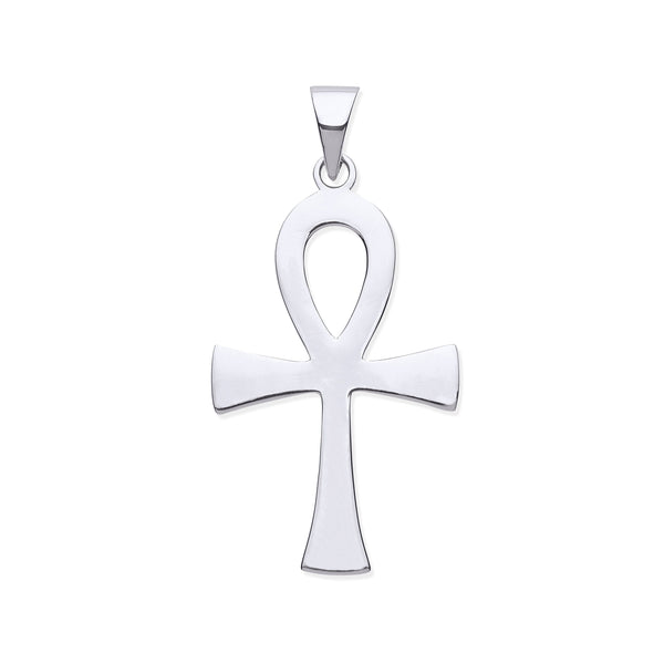 Sterling Silver Jewellery - Silver Ankh Cross - Key of Life - by Hearts Forever Jewellers