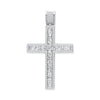 Sterling Silver Cubic Zirconia Jewellery - Silver CZ Fancy Cross - by Hearts Forever Jewellers