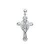Sterling Silver Jewellery - Silver Sunburst Crucifix - by Hearts Forever Jewellers