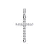 Sterling Silver Cubic Zirconia Jewellery - Silver Large CZ Cross - by Hearts Forever Jewellers