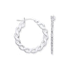 Sterling Silver Ring - Silver Infinity Link, Round Hoop Earrings - by Hearts Forever Jewellers