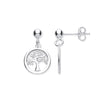 Sterling Silver Ring - Silver Tree of Life Drop Earrings - by Hearts Forever Jewellers
