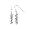 Sterling Silver Ring - Silver Cluster Bead Balls Drop Earrings - by Hearts Forever Jewellers