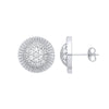 Sterling Silver Cubic Zirconia Ring - Silver Round 15mm Stud CZ Earrings - by Hearts Forever Jewellers