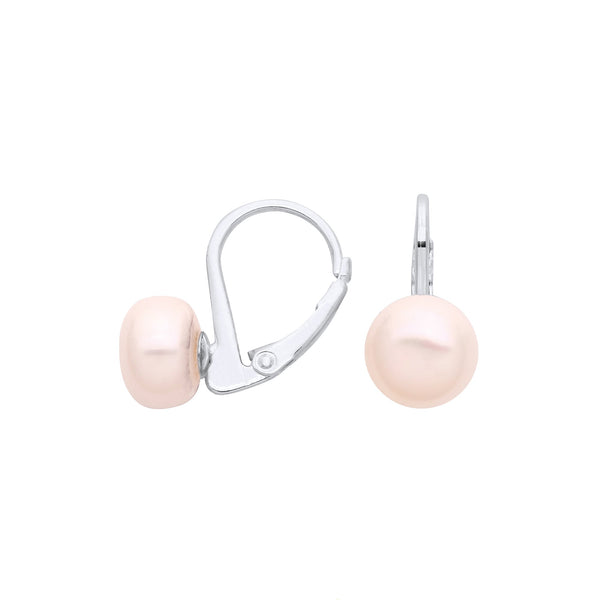 Sterling Silver Pearl Ring - Silver Fresh Water Pearl Earrings - by Hearts Forever Jewellers