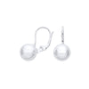 Sterling Silver Ring - Silver 10mm Ball Earrings - by Hearts Forever Jewellers