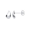 Sterling Silver Earrings - Silver Small Teardrop Studs - by Hearts Forever Jewellers